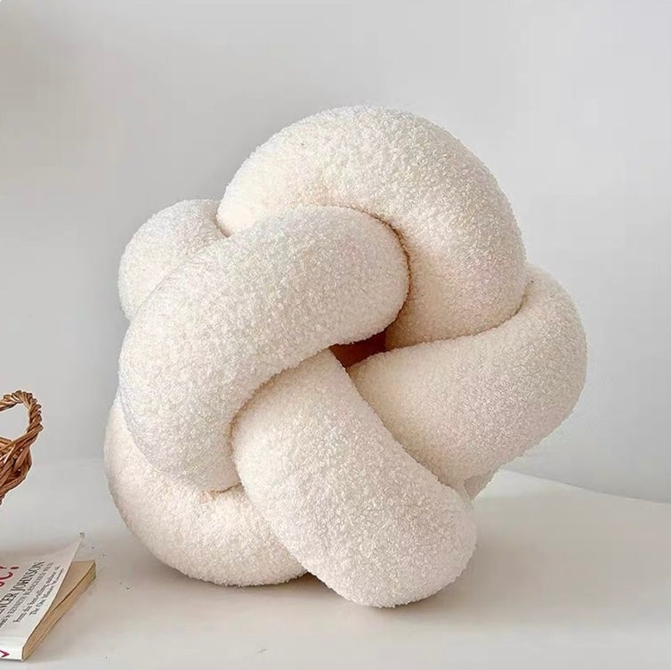 Handmade Knot Ball Pillow