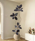 Faux Black Rubber Tree Tall 4 Heads with Pot