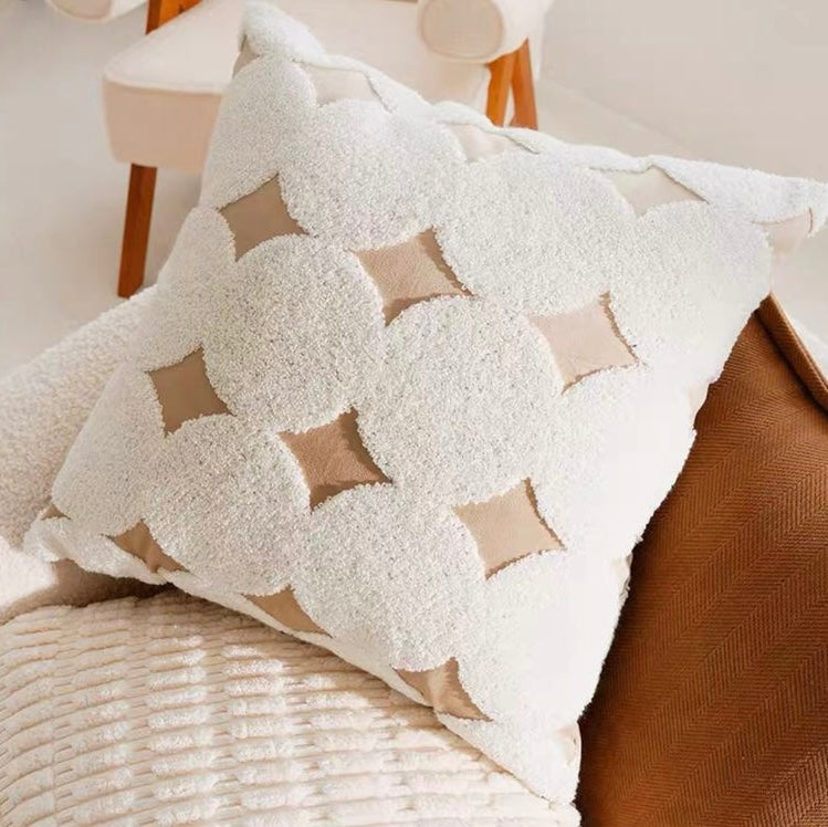 French Embroidered Dot Pillow