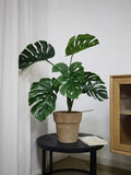 Faux Monstera Medium with Pot